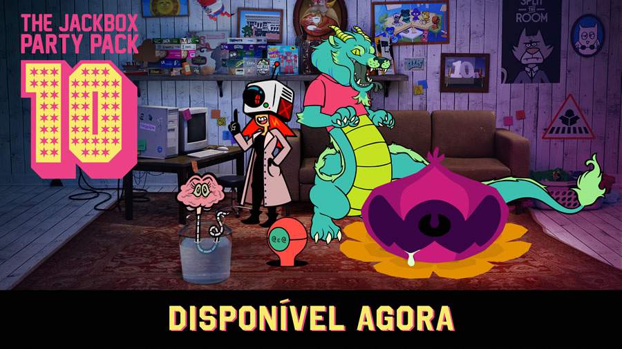 The Jackbox Party Pack 10 já está disponível!