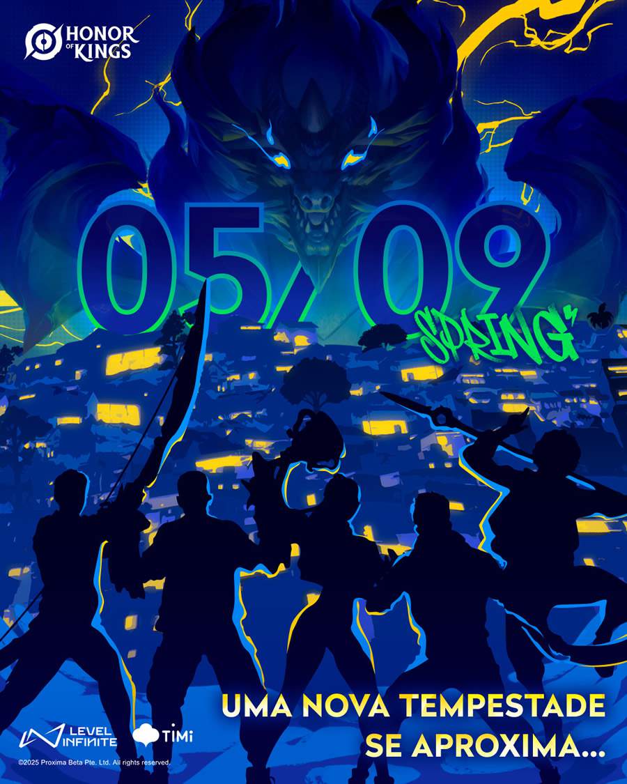 Campeonato Honor of Kings Brasil Spring 2025 começa esta semana; oito das principais equipes nacionais disputam pelo título e premiação de US$ 22 mil