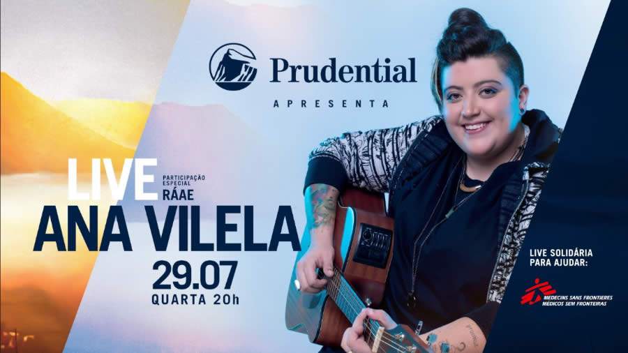 Prudential do Brasil patrocina primeira live da cantora Ana Vilela