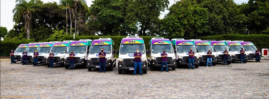 Mercedes-Benz entrega modelos Sprinter para servi&ccedil;o de aplicativo em Fortaleza