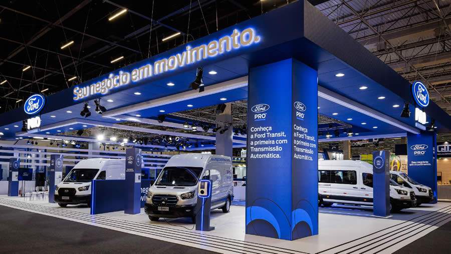Ford apresenta tr&ecirc;s novos modelos da Transit na Fenatran