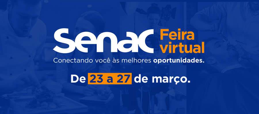 Senac RJ promove Feira Virtual de empregos e estágios