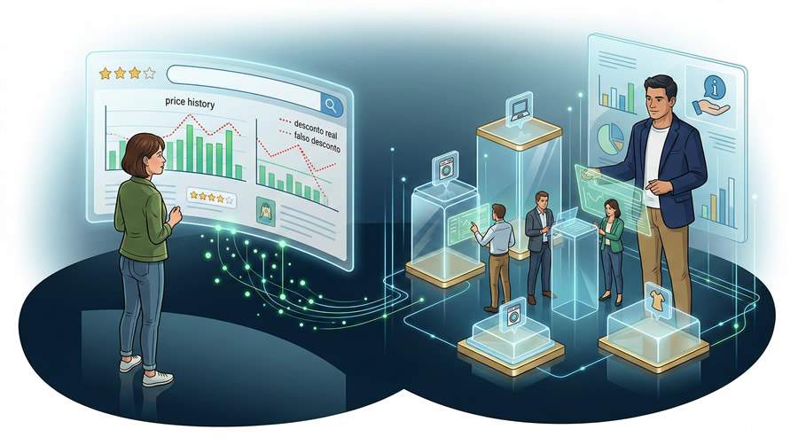 Entre descontos reais e decis&otilde;es conscientes: como a tecnologia pode fortalecer os direitos do consumidor no Dia do Consumidor