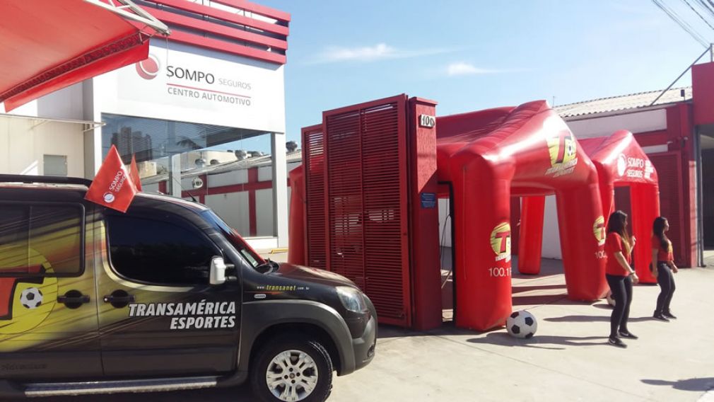 SOMPO lança campanha de check up gratuito em veículos em São Paulo com blitze da equipe da Transamérica Esportes