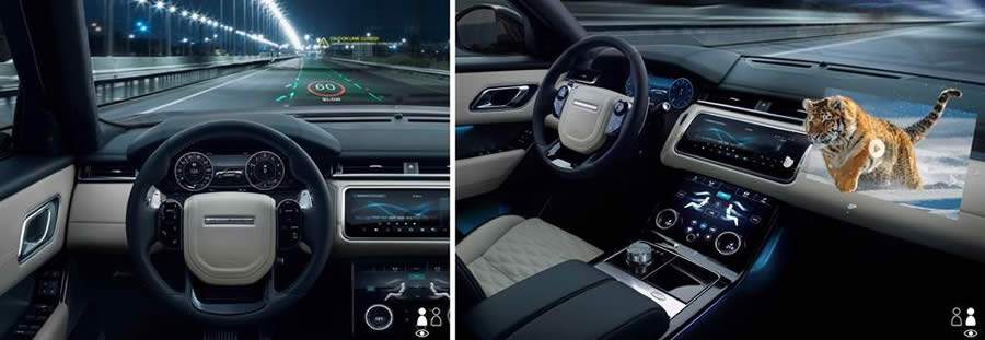 Jaguar Land Rover Desenvolve Projeto Que Amplia Funções e Dá Novas Possibilidades Para o Uso do Head-Up Display