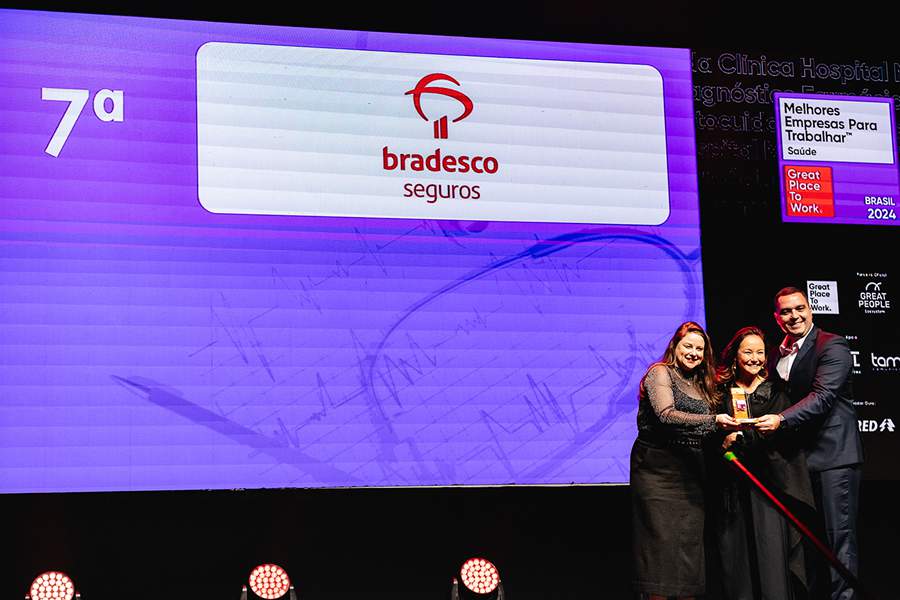 Grupo Bradesco Seguros recebe reconhecimento no ranking GPTW Setor Sa&uacute;de