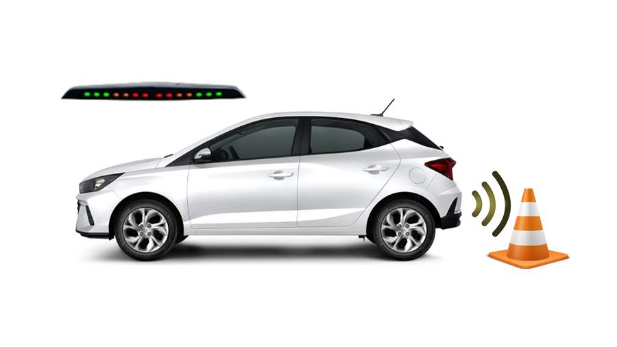 Sensor de Estacionamento pode ser instalado em modelos HB20 e Creta - Divulga&ccedil;&atilde;o