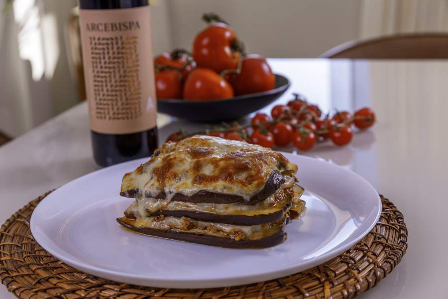 Lasanha de berinjela - Foto: Divulgação Popolare Massas e Empório