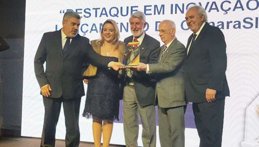 CâmaraSIN recebe troféu Gaivota de Ouro 2018 por inovação
