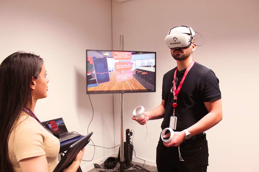 Colaboradores do Bradesco participam de experi&ecirc;ncia imersiva com foco em educa&ccedil;&atilde;o financeira - Divulga&ccedil;&atilde;o: inovabra