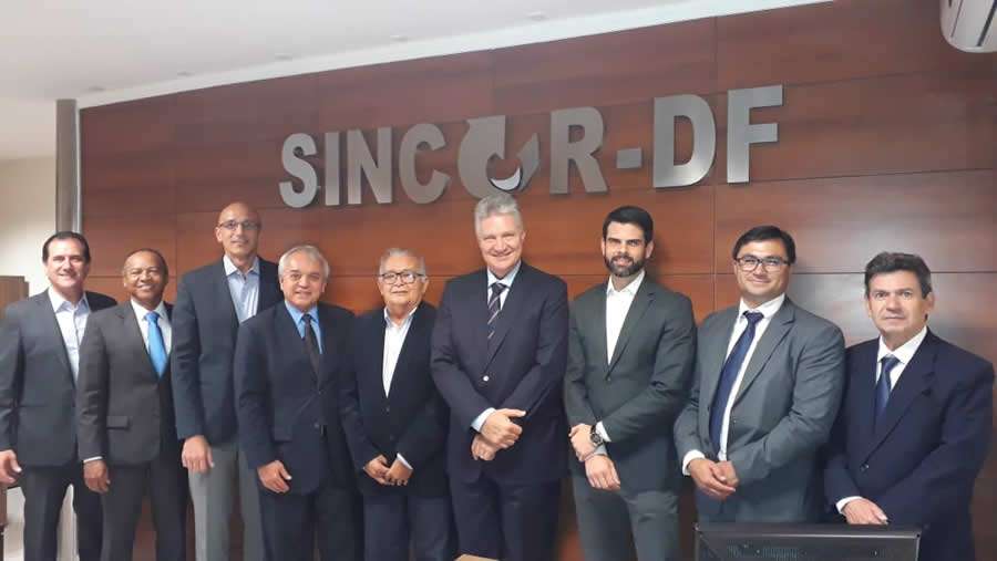 Executivos da Porto Seguro visitam o Sincor-DF