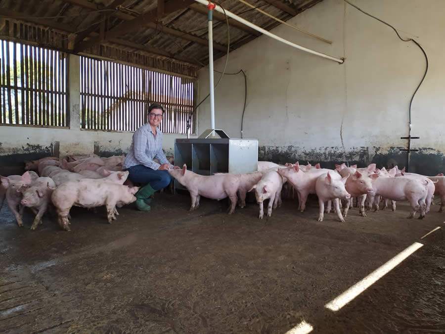 Filha de pecuaristas, Elsbeth formou-se em medicina veterin&aacute;ria e fez mestrado em produ&ccedil;&atilde;o e sanidade de su&iacute;nos - Cr&eacute;ditos: Arquivo Pessoal