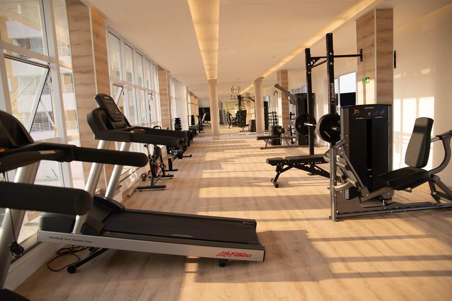 &Aacute;rea interna da academia - Gabriel Di Aquino