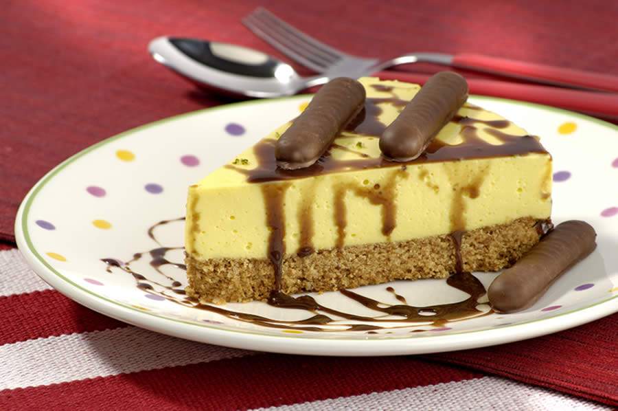 Torta Mousse de Manga com Chocolate - Marca Zabet Divulgação