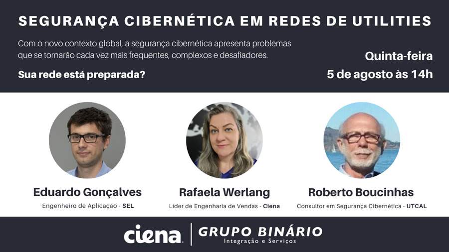 Seguran&ccedil;a cibern&eacute;tica nas redes de Utilities ser&aacute; tema de webinar