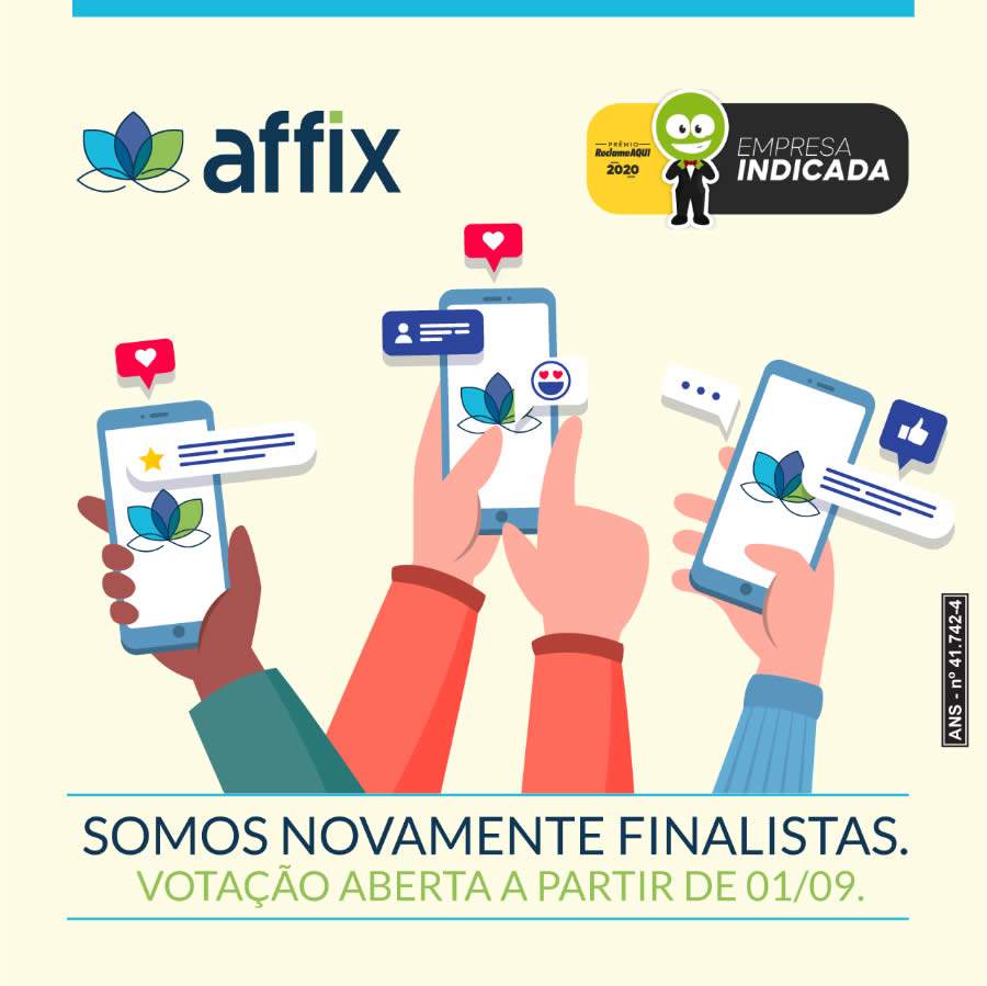 Affix &eacute; mais uma vez indicada ao Pr&ecirc;mio Reclame Aqui