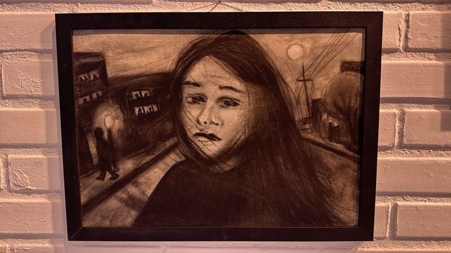 Artista Carolina Abreu_ obra da série Efêmero_exposição Univali_3.5.2024