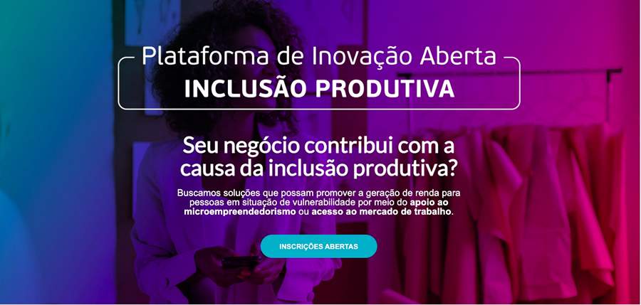 Programa de inova&ccedil;&atilde;o aberta para empreendedores com solu&ccedil;&otilde;es para apoiar a inclus&atilde;o produtiva est&aacute; com inscri&ccedil;&otilde;es abertas