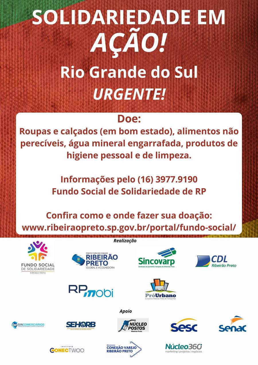 Cartaz da campanha que circular&aacute; nos &ocirc;nibus do transporte coletivo de Ribeir&atilde;o Preto (SP) - Divulga&ccedil;&atilde;o.