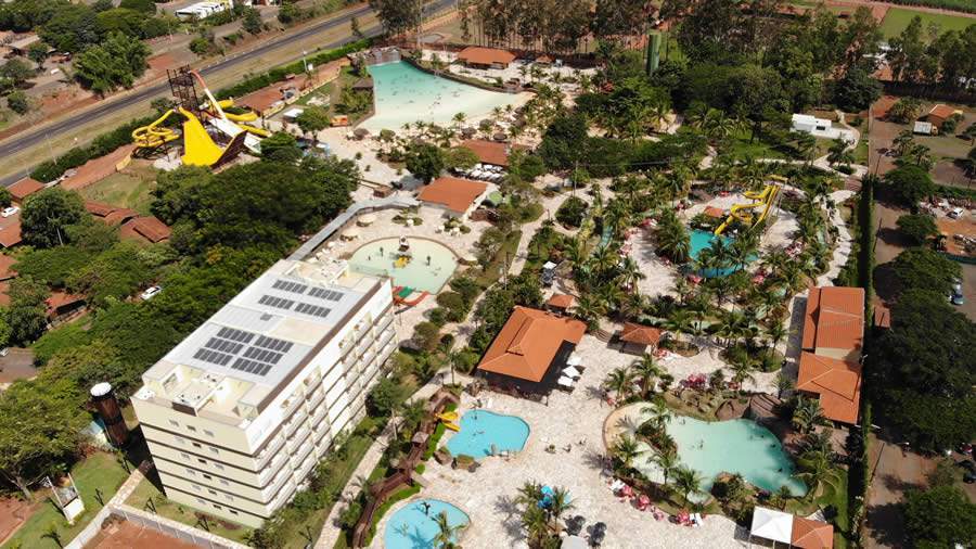 Imagem a&eacute;rea Barretos Country Thermas Resort