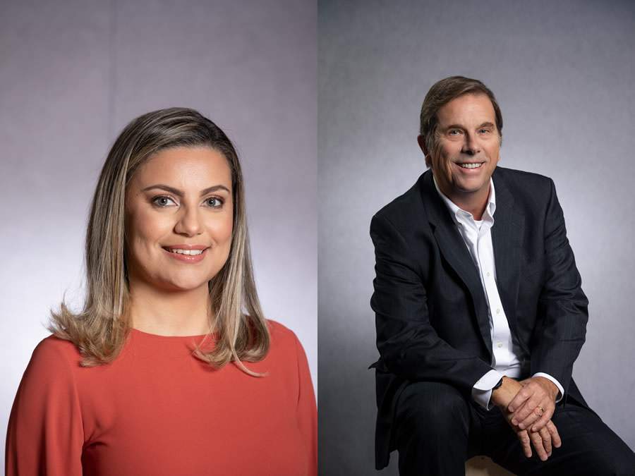 Carol Ayub, Diretora de Riscos Financeiros da Tokio Marine; e Felipe Smith, Diretor Executivo de Produtos PJ da Tokio Marine