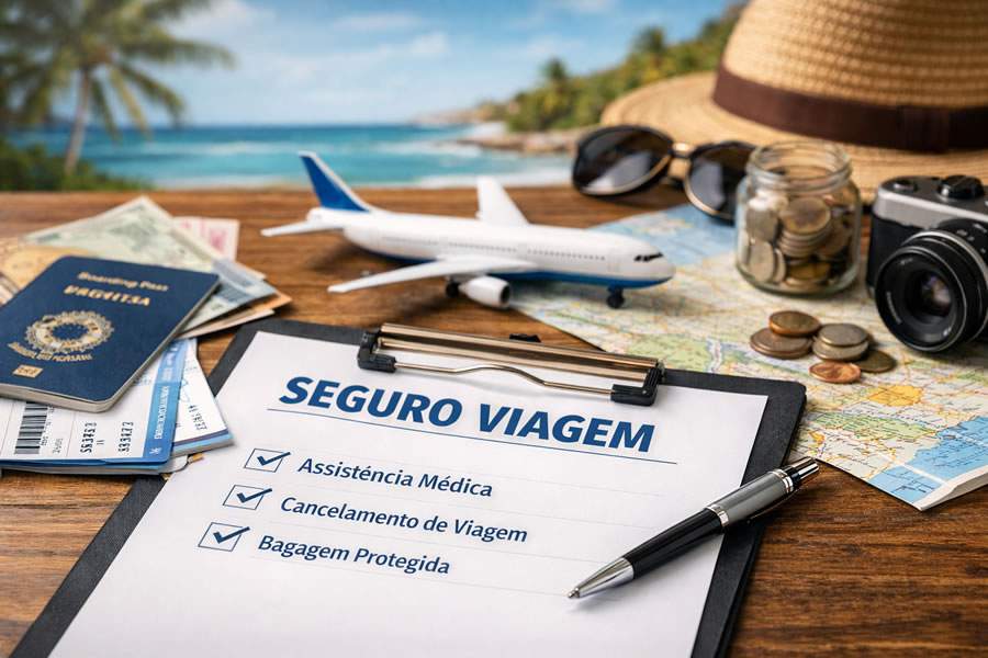 Seguro Viagem registrou crescimento em 2025 (Foto - IA)