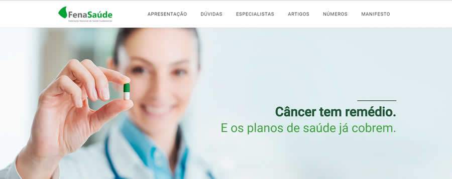 FenaSa&uacute;de lan&ccedil;a site com informa&ccedil;&otilde;es sobre o tratamento do c&acirc;ncer pelos planos de sa&uacute;de