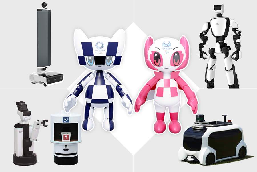 Robôs ajudam na Tóquio 2020