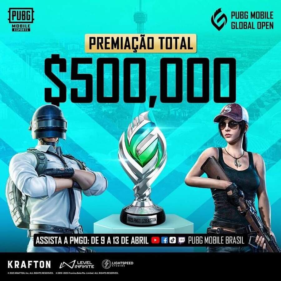 PUBG MOBILE Global Open Uzbequistão 2025 começa nesta quinta-feira com as Classificatórias Abertas