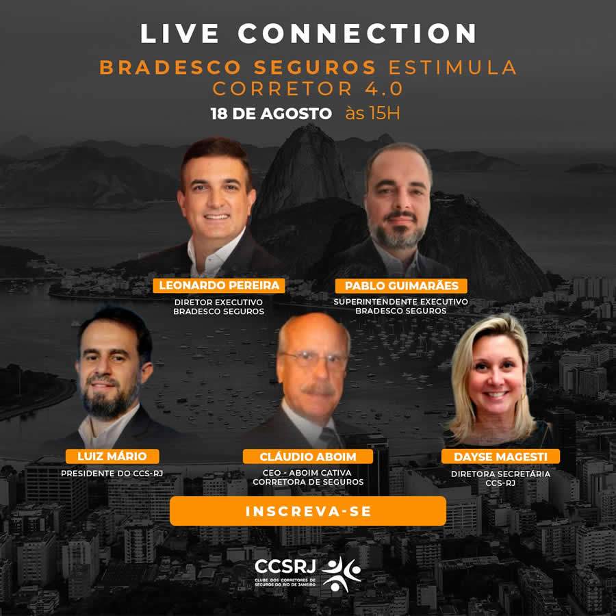 CCS-RJ realiza live Connection com o Grupo Bradesco Seguros
