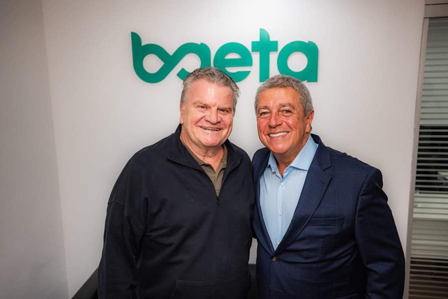 José Adalberto Ferrara, presidente da Tokio Marine Seguradora (E), com Luiz Philipe Baeta Neves, presidente da Baeta Assessoria – Foto: Vinicius Marinho da Silva - @CLICKDOVINI BAETA