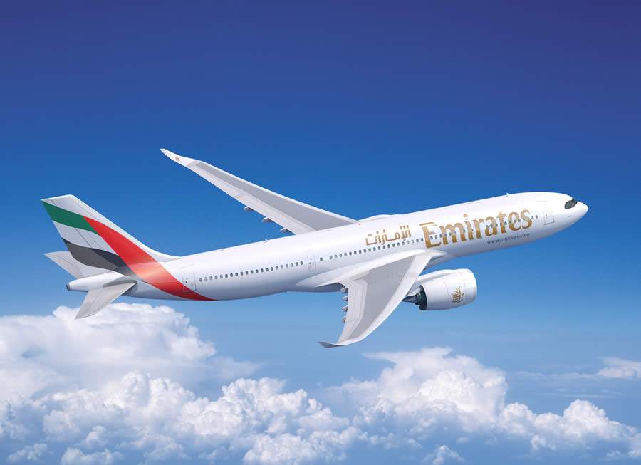 Emirates assina acordo para 40 A330-900s e 30 A350-900s