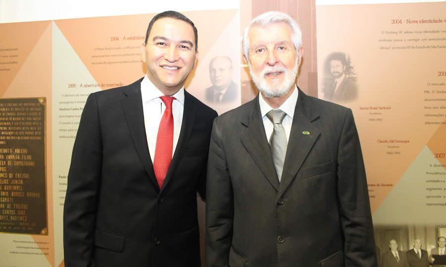 Silas Kasahaya - Presidente do CVG-SP e Adevaldo Calegari - Mentor do Clube dos Corretores de Seguros de S&atilde;o Paulo (CCS-SP)