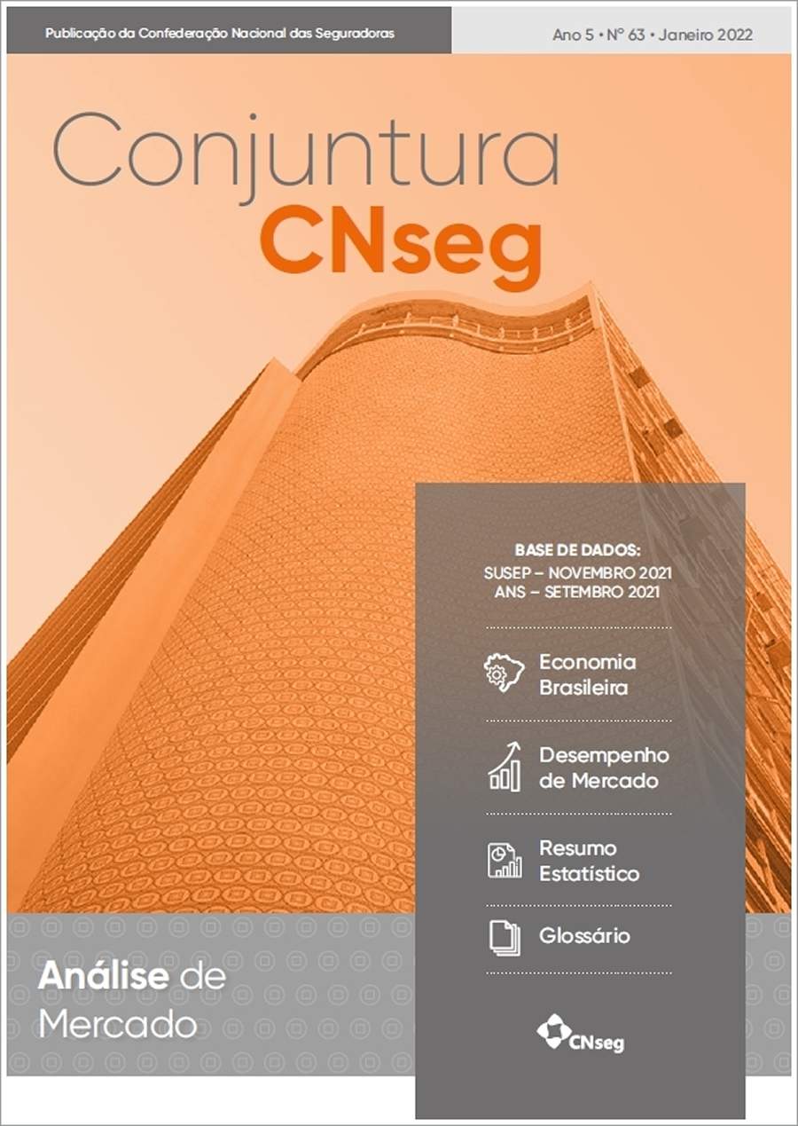 Nova Conjuntura CNseg, de n&ordm; 63, aborda perspectivas da economia e detalha desempenho do setor de seguros