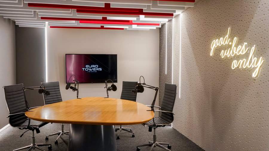 Sala para grava&ccedil;&atilde;o de Podcast - Divulga&ccedil;&atilde;o