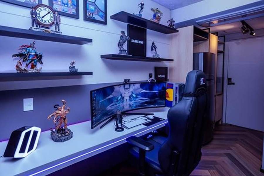 Samsung desenvolve a&ccedil;&atilde;o imersiva para novo monitor gamer Odyssey Neo G9