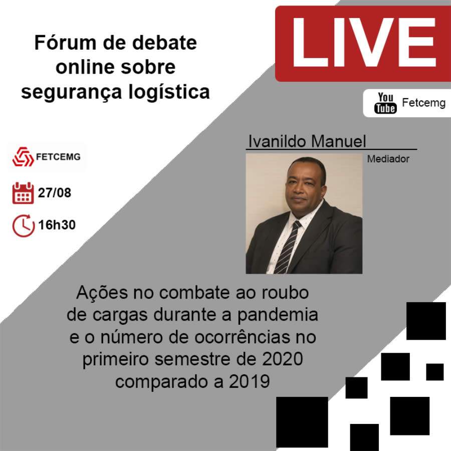 FETCEMG Analisa Roubos de Cargas e Ações Preventivas em Live