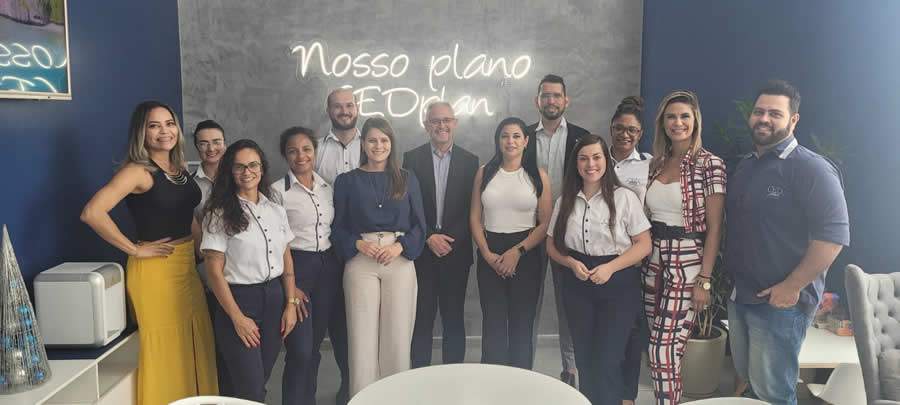 Executivos da Simetria Brasil, Affiance Life e CEDplan Sa&uacute;de celebram parceria