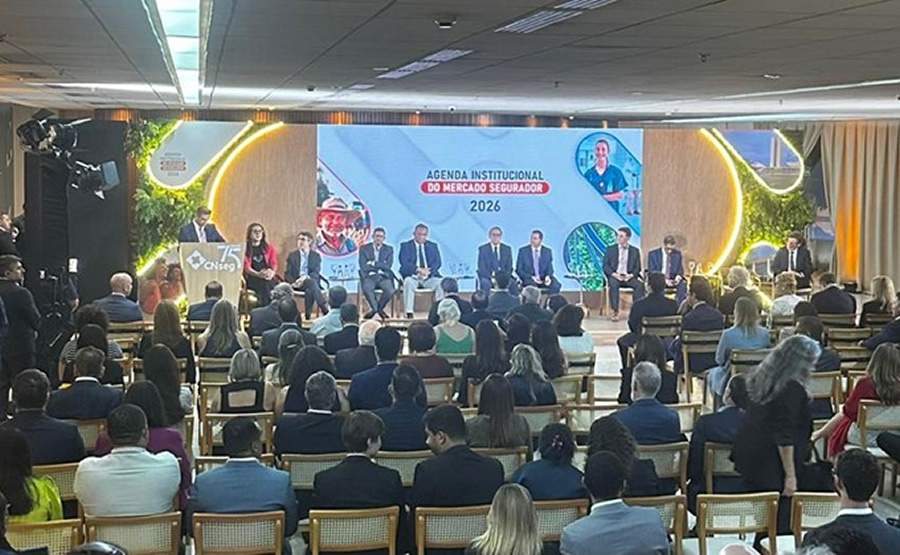  Autoridades e convidados durante lan&ccedil;amento da Agenda Institucional, em Bras&iacute;lia (DF). Foto: Divulga&ccedil;&atilde;o/CNseg