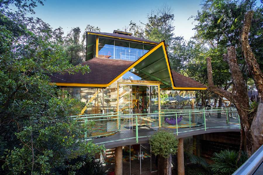 Construída sobre árvores nativas - Casa da Mata (Divulgação)