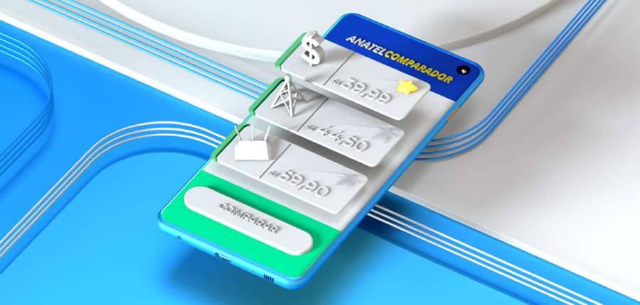 Aplicativo lan&ccedil;ado pela Anatel para comparar ofertas das operadoras