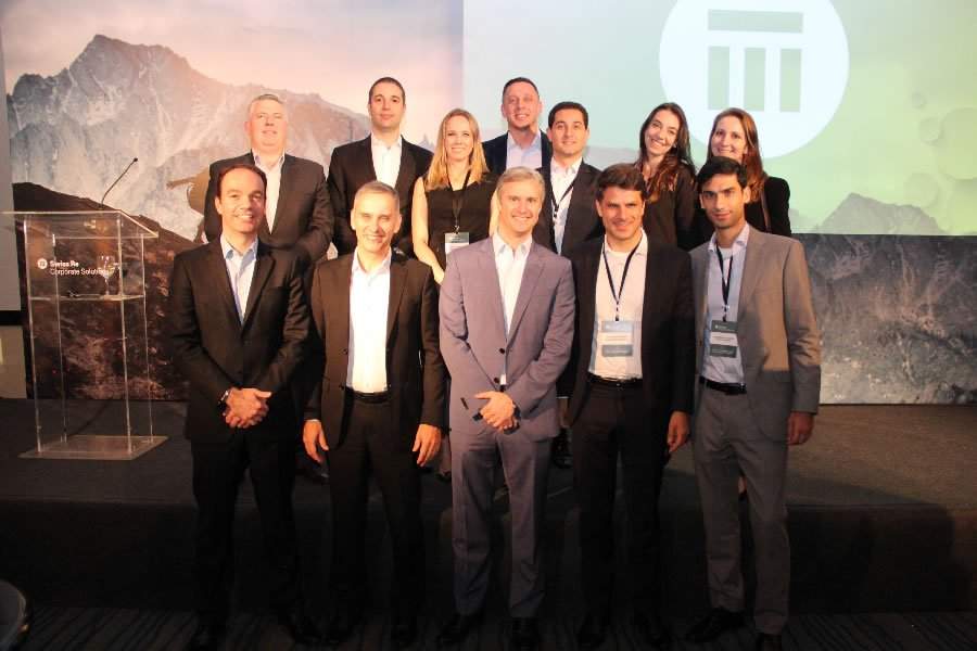 Presentes o CEO da Swiss Re Corporate Solutions e Executivos Comerciais, o Diretor Regional da Bradesco Seguros com sua equipe de Superintendentes Comerciais e o Superintendente Executivo da &aacute;rea Corporate do Banco Bradesco e sua equipe de RM.
