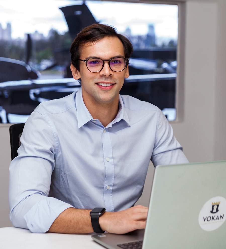 Guilherme Krupelis, s&oacute;cio da VOKAN - Divulga&ccedil;&atilde;o