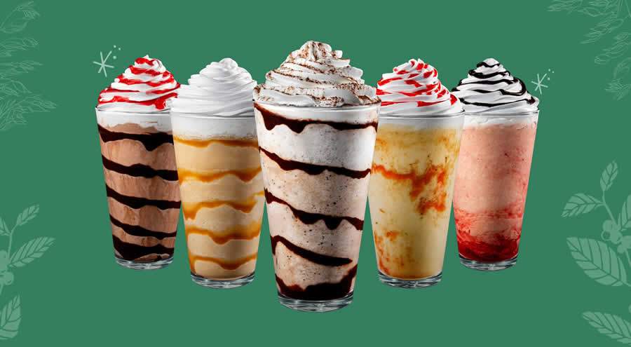 Starbucks lança 5 sabores inéditos de Frappuccino® em edição limitada - Divulgação/Starbucks Brasil