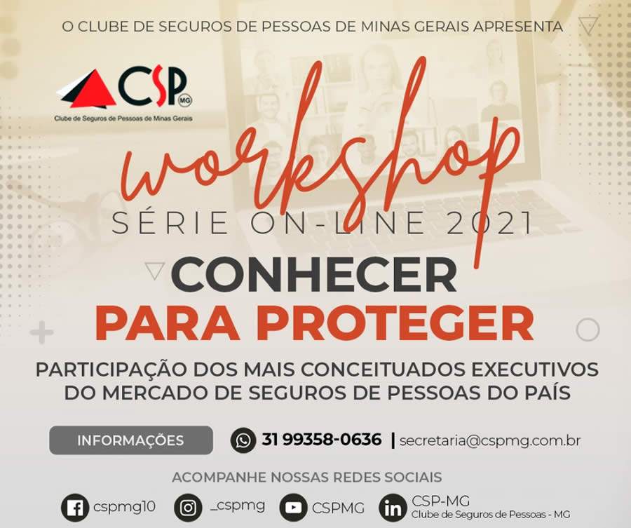 CSP-MG lan&ccedil;a edi&ccedil;&atilde;o 2021 da s&eacute;rie de workshops 'Conhecer para Proteger'