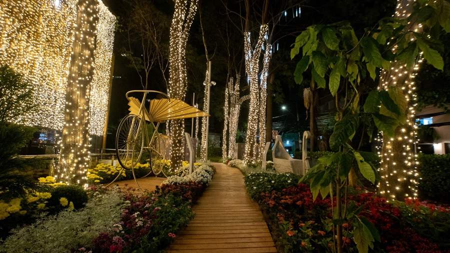 Decora&ccedil;&atilde;o da categoria com&eacute;rcio 2021 do Pr&ecirc;mio Cidade Iluminada - Cr&eacute;dito: Baxo