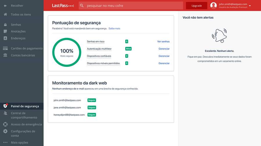 LogMeIn apresenta novo painel de seguran&ccedil;a do LastPass e monitoramento da Dark Web