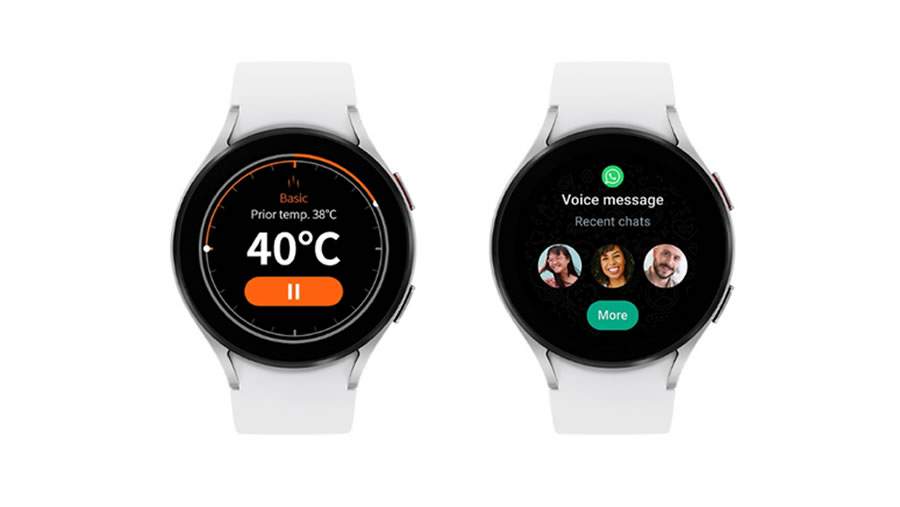 Samsung Wallet, Thermo Check e WhatsApp chegam &agrave; linha Galaxy Watch