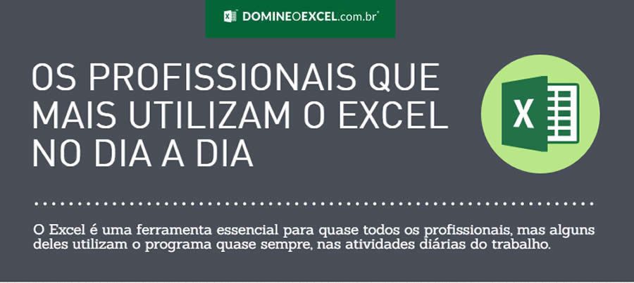 Curiosidade: Os profissionais que mais utilizam o Excel no dia a dia