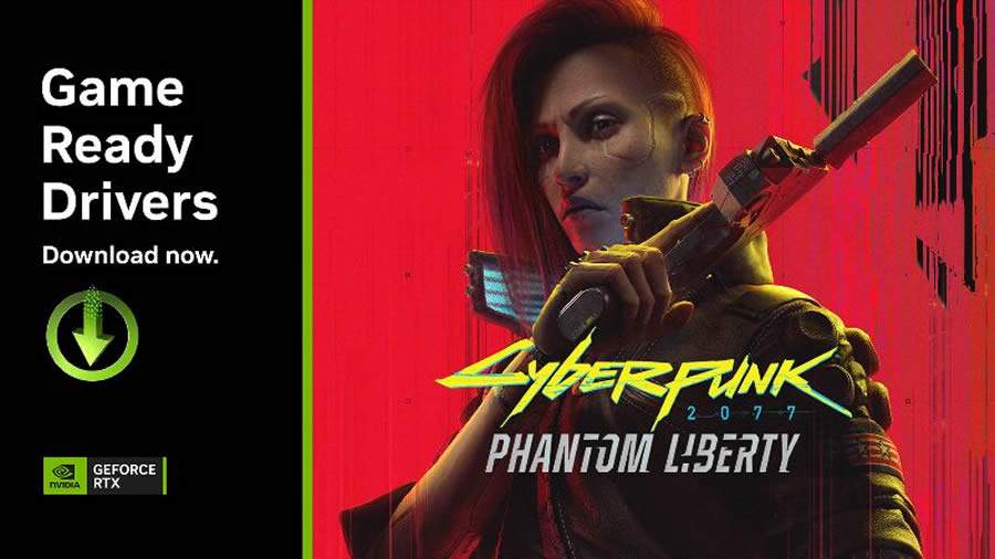 NVIDIA anuncia novo GeForce Game Ready Driver para Cyberpunk 2077: Phantom Liberty com DLSS 3.5